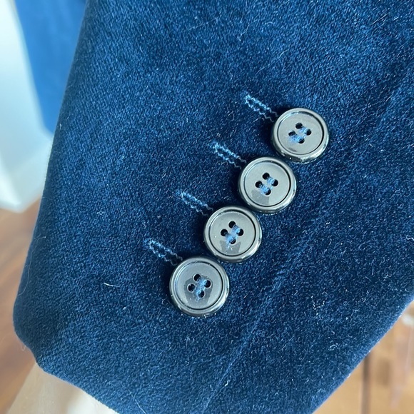 ZARA Mens Navy Velvet Blazer ‘38’ - Picture 7 of 7